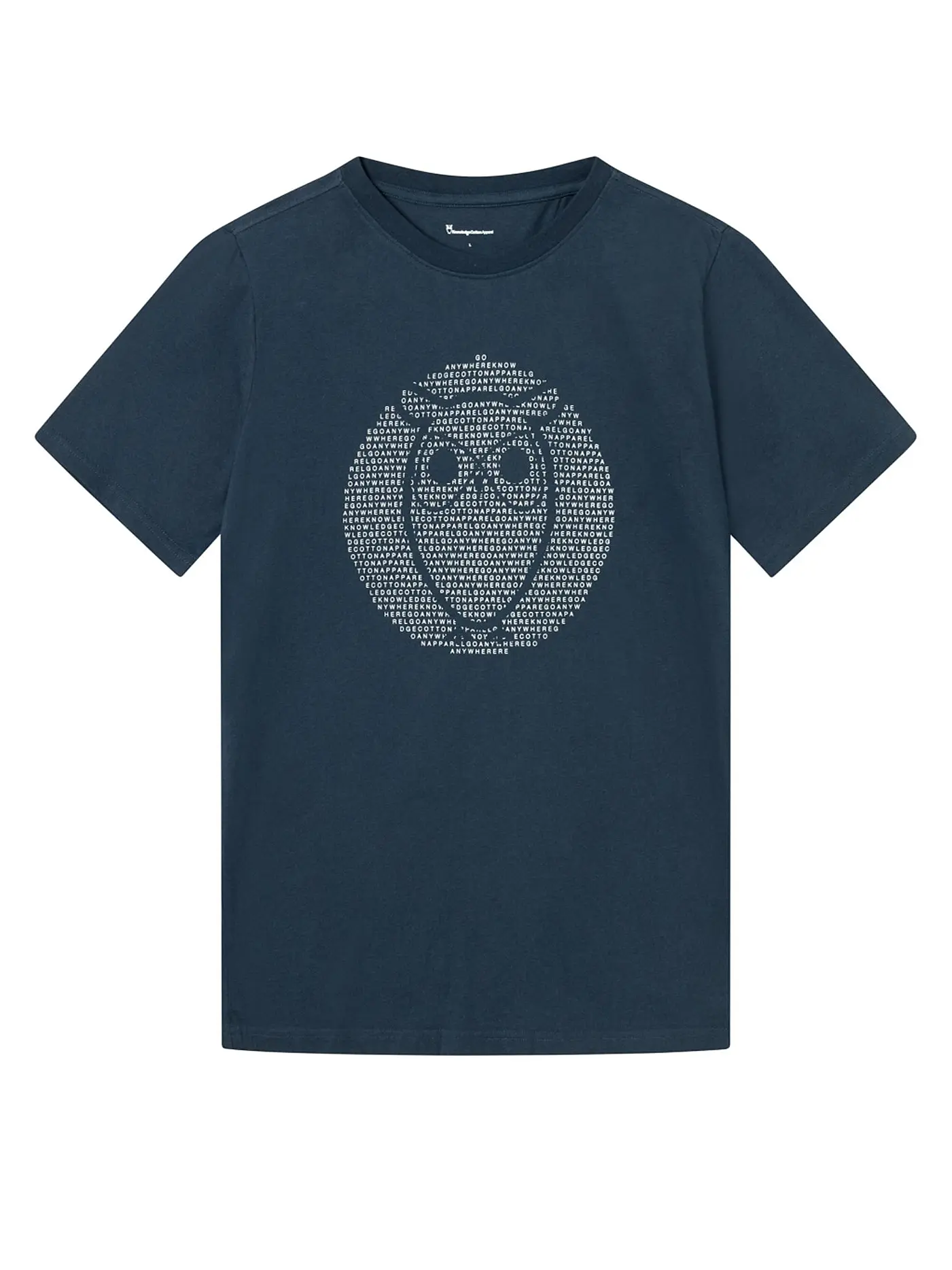 KNOWLEDGE COTTON APPAREL | T-Shirt OWL | blau